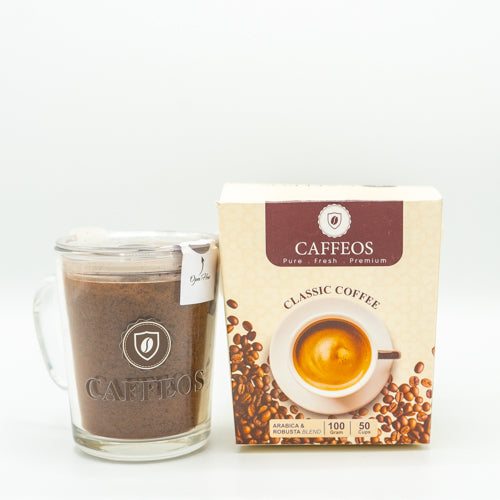 Caffeos Classic Instant Coffee 100 grams.