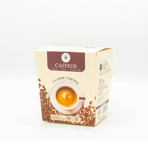 Caffeos Classic Instant Coffee 100 grams.